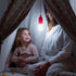 Enchanting Playhouse or Treehouse Adventure: 4-Pack Kids' Hanging Lights, Battery-Operated with Safe Touch and Easy