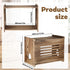 HANLANXUE Wood Router Shelf Projector Shelf Projector Stand Router Storage Box Modem Cable Routers Cover Organized