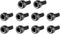 uxcell M3 x 6mm Alloy Steel Hex Bolt Socket Head Cap Screws Black, 100 Pcs