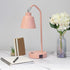 LD1071-BPK 16" Simple Designs Sleek Essentials Adjustable Metal Desk Task Lamp with Dual USB Ports, for Office, Desk