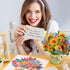 6 Pack 3D Paper Flower Pop Up Cards, Flower Bouquet Card Popup Greeting Cards for Mother's Day, Graduation