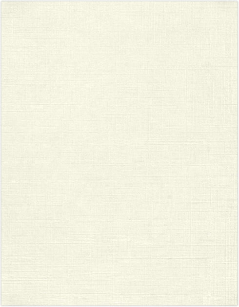 LUXPaper 8.5" x 11" Classic Linen Paper | Letter Size | 70lb. Text | Natural White | 50 Qty