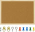 OWLKELA 17.7 X 13.3 Inch Cork Board, Wall-Mounted Presentation Pin Board for Office & Home Decor