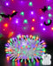 Kelumi Halloween String Lights Battery Operated, Orange Purple and Green Lights with Timer