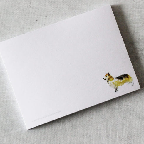 Dog Breeds Sticky Notes, 4" x 3" 50 Sheets Notepad, Gift for Dog Lovers (1, Corgi)