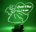 16 Wedding Couple Heart Love Night Light Up Lamp LED Stand Engraved Table Lamp Custom Engraved Room Decor Featuring