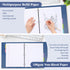 Filler Paper, 8.5” x 11” Lined Notebook Paper, 3 Holes College Rule with Dividers, 100gsm 260 Pages A4 Loose Leaf