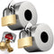 Outdoor Faucet Lock, 2 Pack Water Hose Bib Spigot Locks Stainless Steel