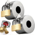 Outdoor Faucet Lock, 2 Pack Water Hose Bib Spigot Locks Stainless Steel