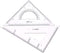 CXP Good Goods Large Triangle Ruler Square Set,Triangle Protractor,2 Pieces (Size 3)