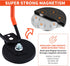 Extra Strong Magnetic Hooks for Heavy Duty Hanging - 2.6in Large Industrial Magnet Hooks with Anti-Slip Coating