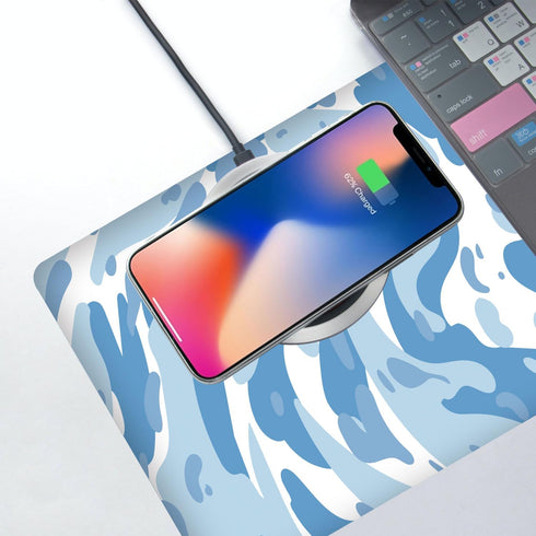 Fluid Pattern XXL Mouse Pad, Super Thick Waterproof Large Gaming Mousepad with Non-Slip Base