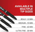 Sharpie S-Gel Gel Pens - Black Ink Drawing Pens for Journaling Coloring, Bold Point (1.0mm) 12 Count