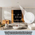 GeegAcc 3Pcs CP3540 3.5-4 Inch Round Ceiling Cover Plate for Electrical Box - Paintable White Hole Cover to Conceal
