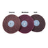 3PC 6 Inch x 2 Section Non Woven Polishing Wheel Kit for Bench Grinder with 10MM Arbor Hole Each 1PC Hard/Medium/Soft