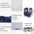 Tailbone Memory Foam Support Pillow - Office & Car Seat Sciatica Pain Relief Seat Cushion, Back Pain Alleviation