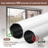 Bar17-50 inch BeBecome Sliding Door Security Adjustable Patio Door Security bar with Rubber Tips Apartment Bedroom