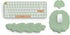 Keyboard Wrist Rest and Mouse Pad with Wrist Support Set, Ergonomic Leaf
