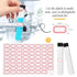 30ml Clear Glass Test Tubes with Screw Caps, Plastic Stoppers, 22 x 120mm, Leak-Proof, 6PCS