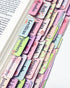 PartyGalore Floral Bible Tabs for Women, Personalized Bible Journaling Tabs, Large Print Bible Tabs for Easy