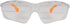 Allen Company Factor Shooting and Safety Glasses, Clear Frame with Orange Tips, Clear Lens