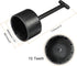 MECCANIXITY 3 Pack T Type E26/E27 Socket Ring Removal Tool for Medium Base Light Replacing Accessories Black Plastic
