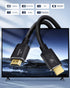 50ft 4K 60Hz 2K 1080p 3D PS3/4 (15m) HDMI Cable, Ultra High Speed Long HDMI Cables Support ARC, Gold Plated Connectors