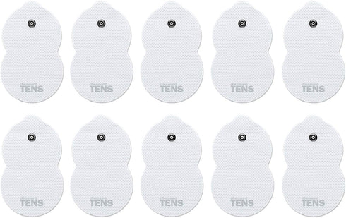 Discount TENS Premium TENS Electrodes - 10 Replacement Pads Compatible with Omron Devices