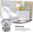 6pcs WOONEKY Mini Drawer Handles Lightweight Knobs for Bedside Cabinet Dresser Pulls Matte Easy Install
