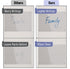 Mr. Pen Acrylic Magnetic Dry Erase Board for Fridge, 15"x11", Includes 3 Dry Eraser Markers