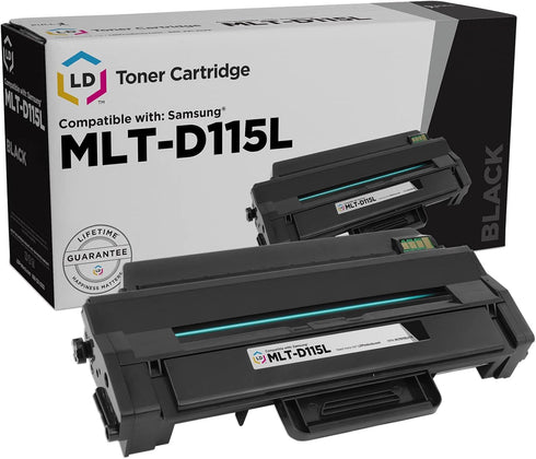 LD Products Compatible Replacement Toner Cartridge for Samsung MLT-D115L (Black) SL Printer Models: SL-M2870FW,