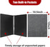 Vienrose 2 Pack 1 Inch Round Ring Binder with Linen Cover, Durable Binder Holds 8.5" x 11" Paper for School & Office