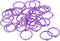uxcell Loose-Leaf Binder Rings - 30mm/1.2 inch Metal Book Ring Key Holder for Home, Office Supplies, Purple, 36 Pack