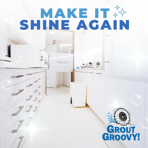 8 oz 1 Grout Groovy! Heavy Duty Cleaning Concentrate Plant-Based Tile Cleaner for Bathroom, Kitchen & Floor Grout |