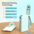 Nelko Label Maker Machine with Tape - P21 Bluetooth Mini Label Printer for Office Home Organizing, Green