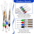 12 Prasacco Pcs Long Head Deep Hole Multi-Purpose Long Nib Marker Waterproof Deep Reach Construction Markers Quick Dry