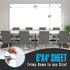 Houseables Dry Erase Whiteboard Sticker, 6x4 ft Adhesive Contact Paper, Peel and Stick Vinyl Wall Decal with 2 Markers