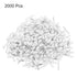 uxcell 2000 Pcs Insulated Ferrule Wire Connector 20 AWG Electrical Crimp Terminal for White Projects