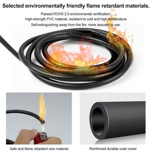 20 4 10FT 20/4 4 Gauge Conductor Wire, Tinned Copper Wire Cable, Stranded Electrical Wires