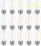 Mlambert LED String Light Bulbs, Shatterproof Outdoor S14 Replacement, Waterproof 1W, 15 Pack
