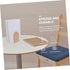 TEHAUX Wooden Bookend Desk Organizer Thickened Beech Wood Book Stand Practical Book Holder for Files Magazines Office