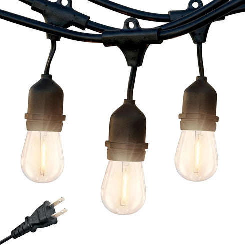 Brightech Ambience Pro LED String Lights - 24 Ft Commercial Grade Patio