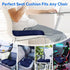 XXL Seat Cushion Office Car Seat Cushion, Memory Foam Cushion for Office Chair, Car Seat, Airplane, Bleacher Non-Slip
