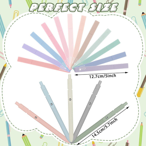 Kisston 17 Pcs Bible Highlighters and Pens, No Bleed Through Aesthetic Stationary Set with 12 Pastel Highlighter Markers