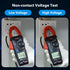 MESTEK Digital Clamp Meter Multimeter 6000 Counts Voltage Tester, Measures 600A AC/DC Current, Voltage, Temperature