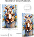 HTSAHKV 3 5 Inch Cute Highland Cow Wall Plate Light Switch Cover Single Gang Outlet Faceplate Print Plate Cover X