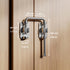 2-3/8 Inch ETEKJOY Patio Sliding Door Loop Lock U-Shaped Latch Hook Lock for Window Barn Garden Fence Gate Shed Garage
