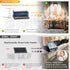 2500LM 270 IP65 3 2 Pack) MIHANI Solar Flood Lights Outdoor, Motion Sensor Security Lights with Wide Angle, Waterproof
