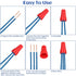 180 PCS Wire Connectors, Insulating Insert Twist Electrical Wire Caps for Quick Connection, Colorful Wire Caps