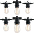 SWEET SHINE LED Patio String Lights, 70ft 30 Lights Adapter Powered, E26 Socket with